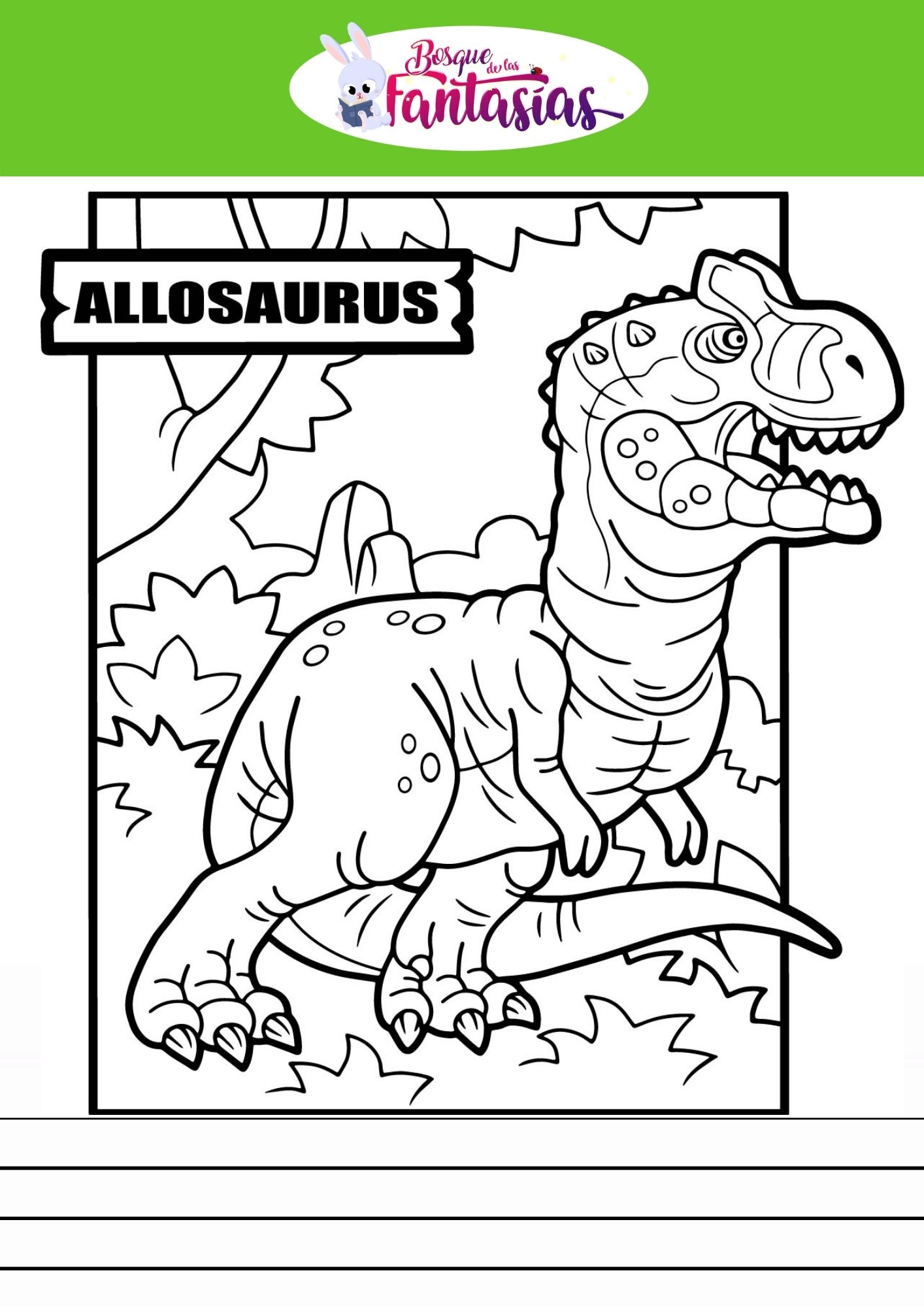 Dibujos de dinosaurios para imprimir