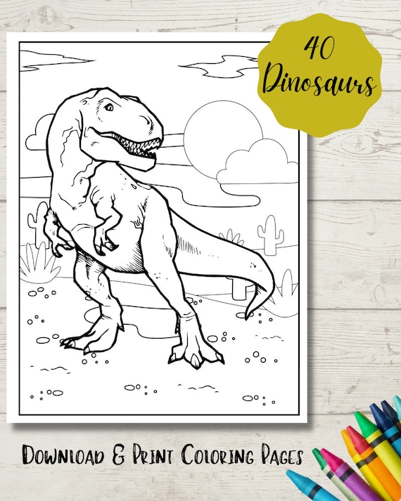 Pãginas para colorear de dinosaurios imãgenes de dinosaurios para descargar e imprimir en libros para colorear para niãos dinosaurios para colorear para niãos niãas y adultos