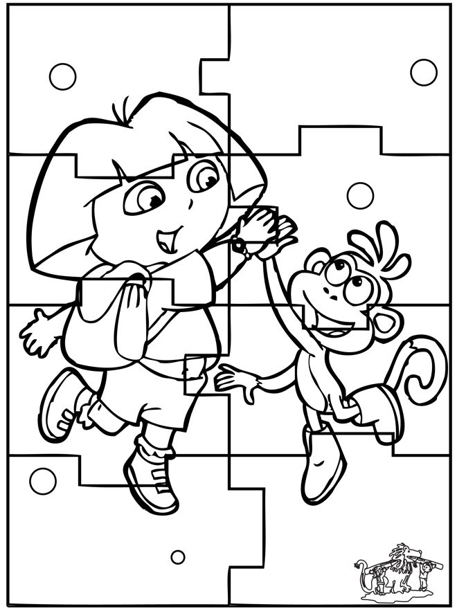 Puzzles para colorir