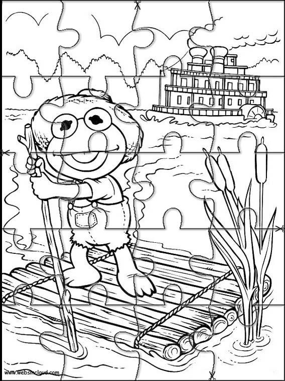 Puzzles rompecabezas recortables para imprimir muppets cute coloring pages baby coloring pages coloring pictures