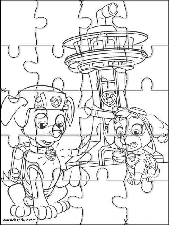 Paw patrol printable jigsaw puzzles to cut out for kids paw patrol coloring paw patrol coloring pages paw patrol