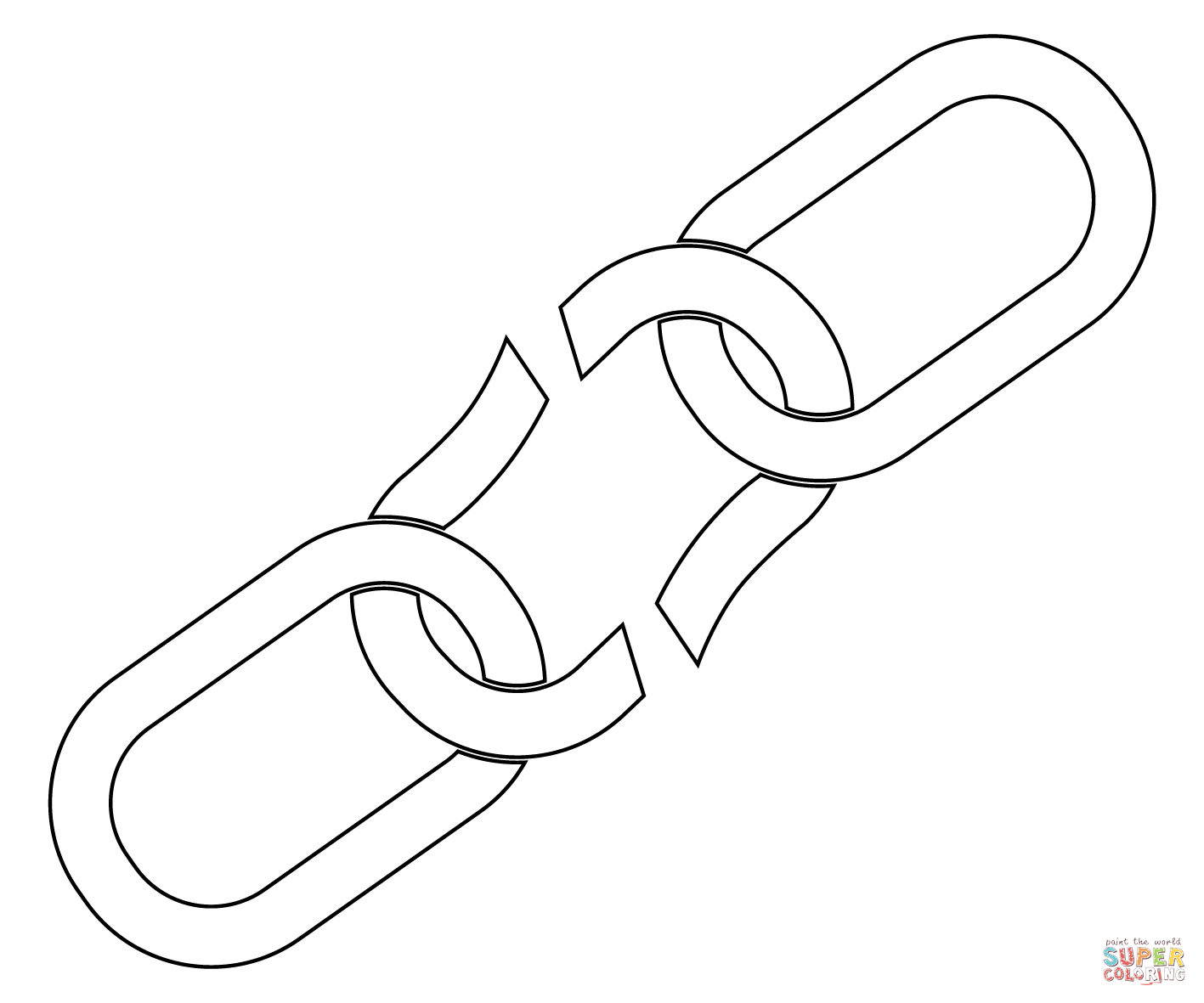 Broken chain coloring page free printable coloring pages