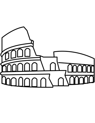 Colosseum coloring page from italy category select from printable crafts of ctoonsâ flag coloring pages italy for kids ound the world crafts for kids