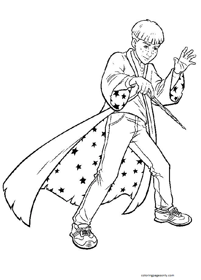 Harry potter coloring pages printable for free download