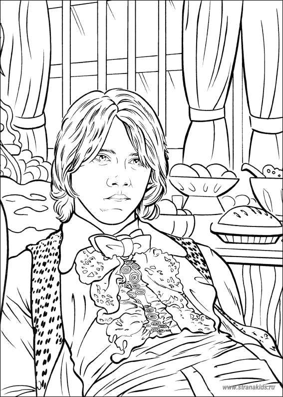 Online coloring pages coloring page ron weasley harry potter download print coloring page