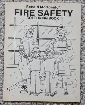 Ronald mcdonald fire safety louring book