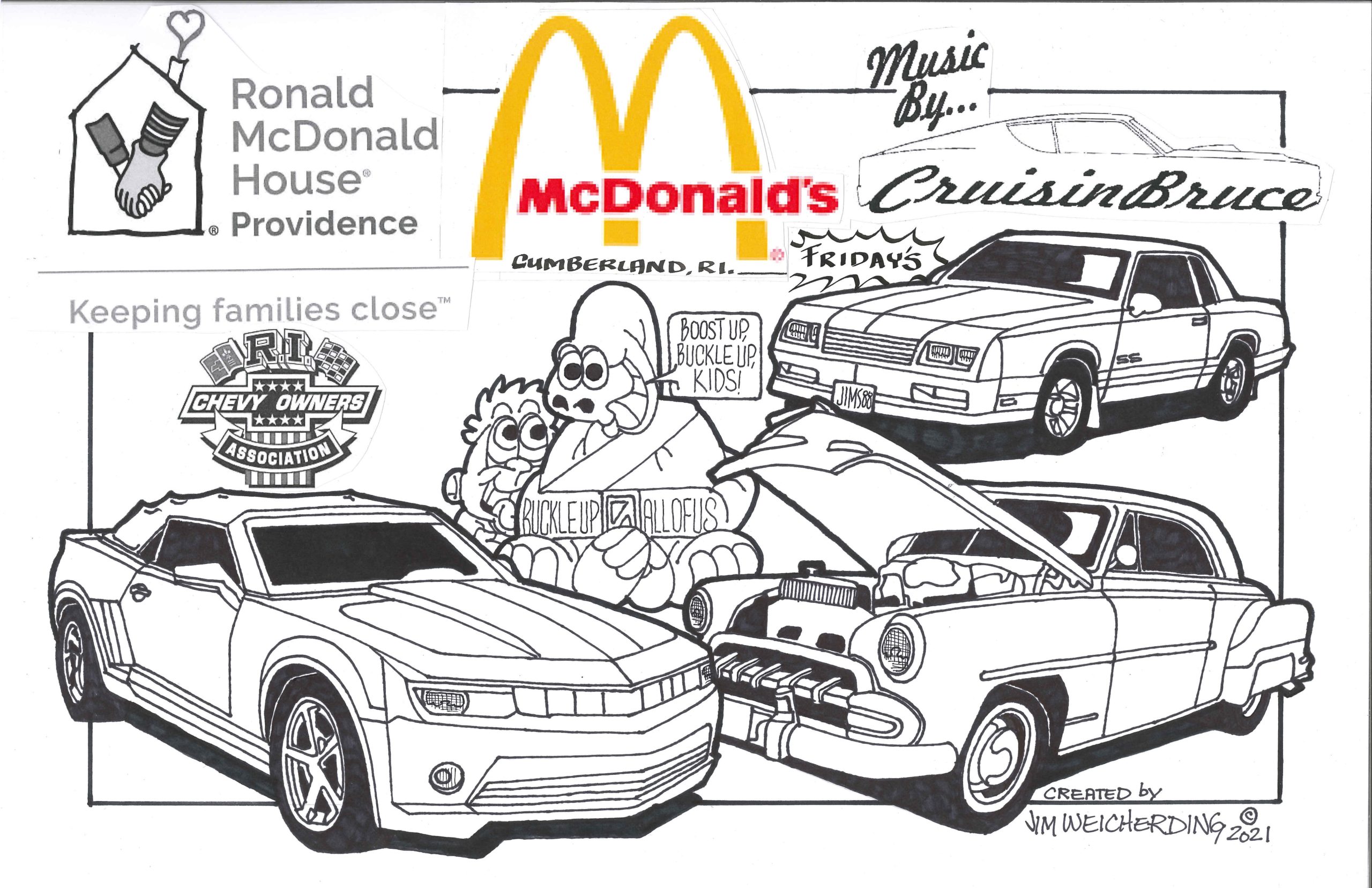 Sunday cartoon ri chevy owners assn raises funds for ronald mcdonald house
