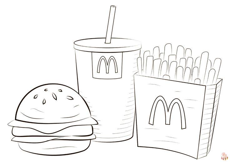 Exciting mcdonald coloring pages coloring pages for kids