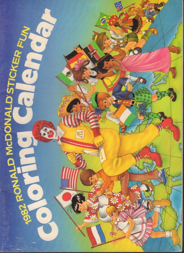 Ronald mcdonald coloring calendar mcdonalds nonjhe â mr