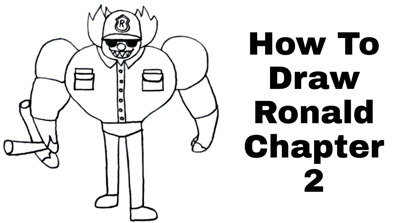 How to draw ronald