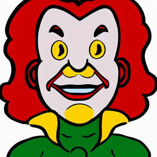 Ronald mcdonald comic