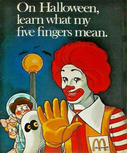 Mcdonalds ronald mcdonald halloween coloring book rnostalgia