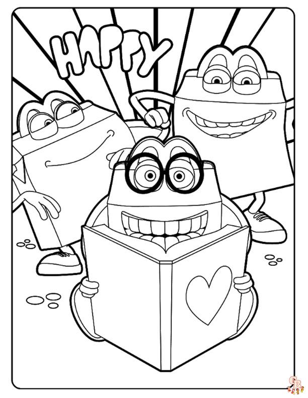 Exciting mcdonald coloring pages coloring pages for kids