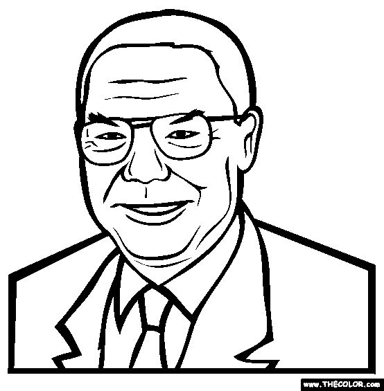 Colin powell coloring page free colin powell onl boy celebrities people coloring pages king josiah