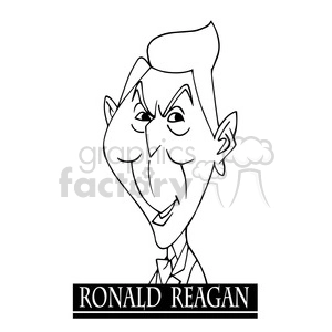 Ronald reagan clipart