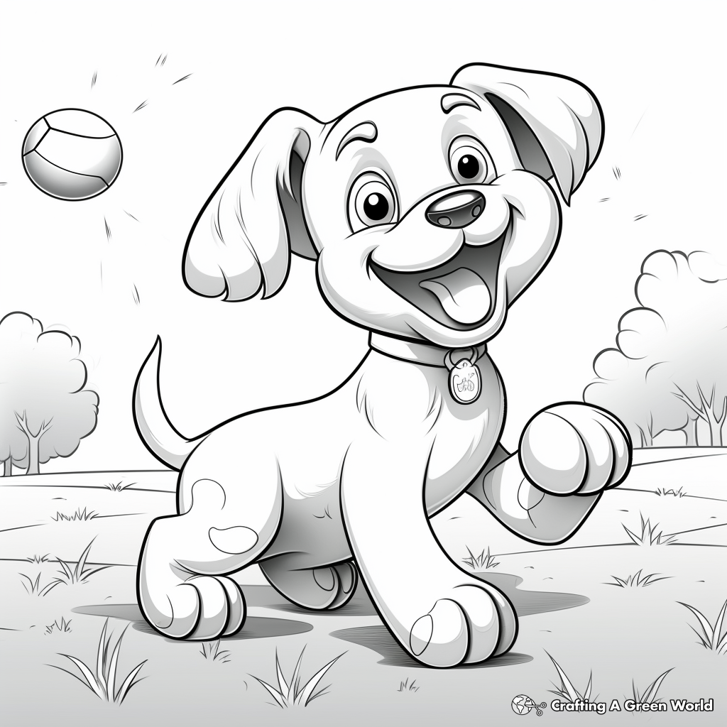 Blue dog coloring pages