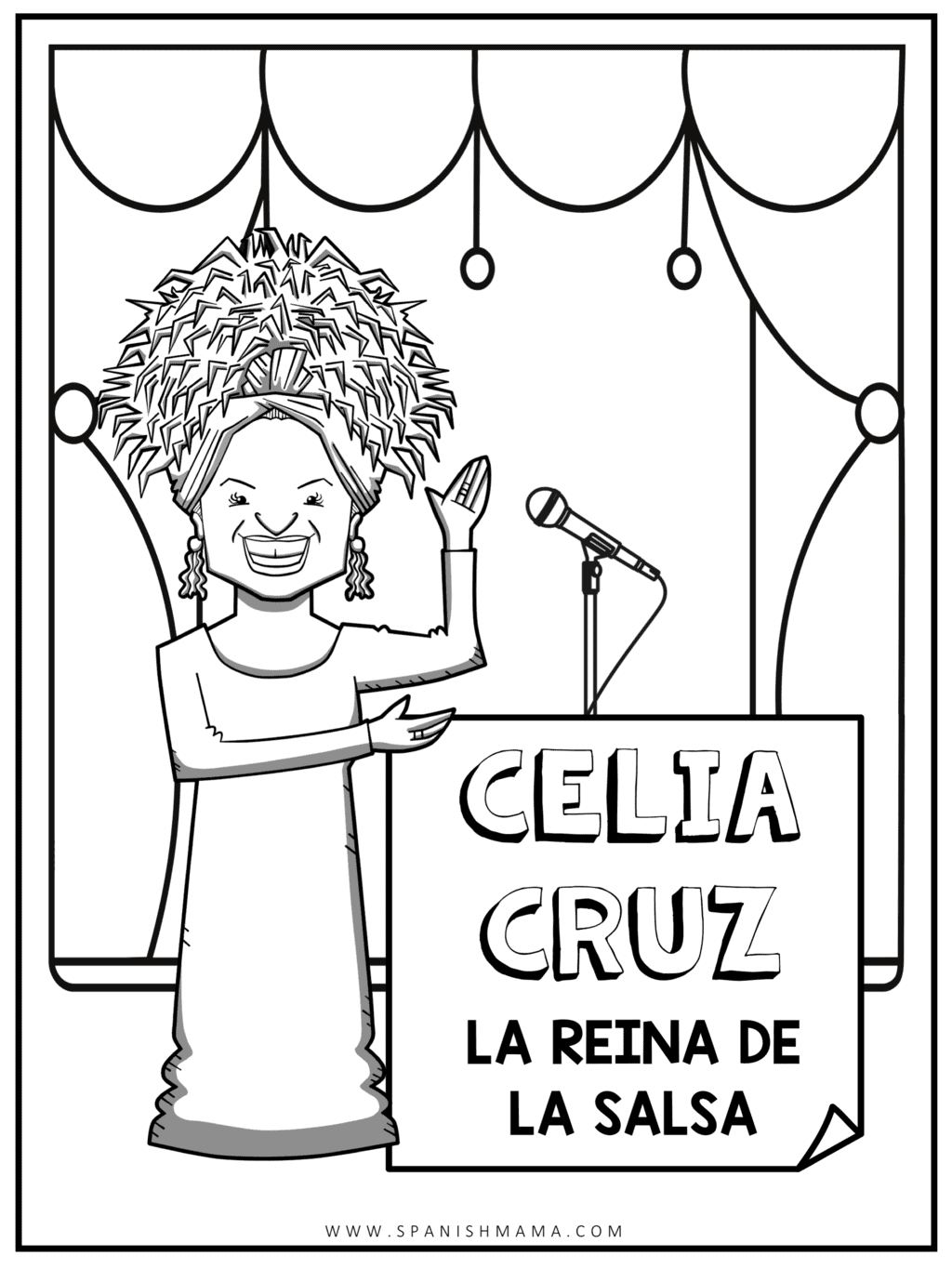 Free hispanic heritage month coloring pages