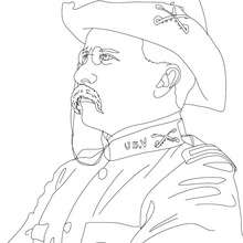 President ronald reagan coloring pages