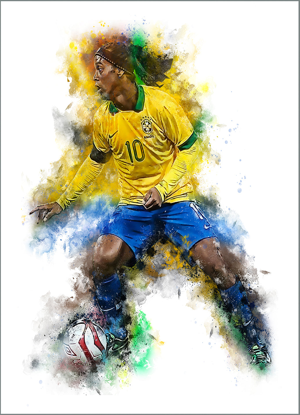 Ronaldinho football poster â