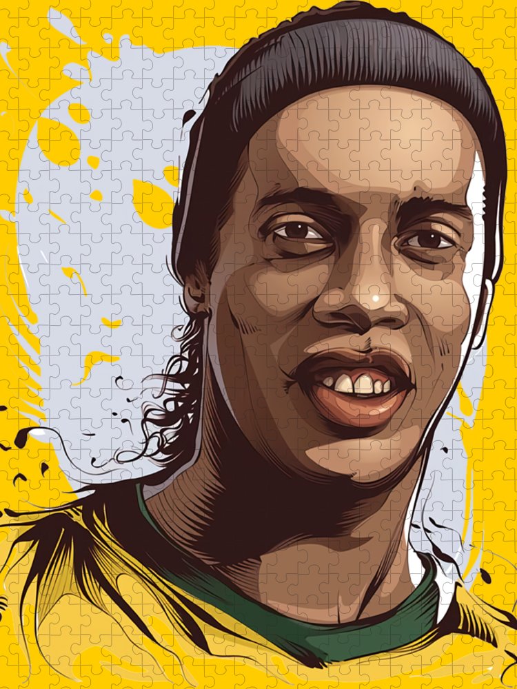 Ronaldinho jigsaw puzzle by jamie johnson