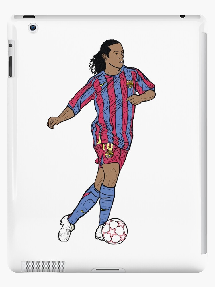 Ronaldinho barcelona ipad case skin for sale by illustratingowl
