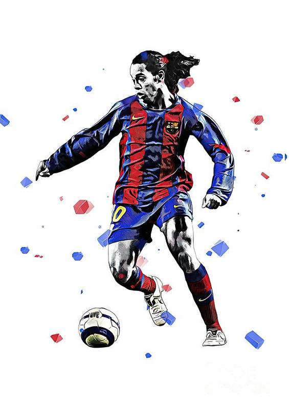 Ronaldinho art print by adam harrison