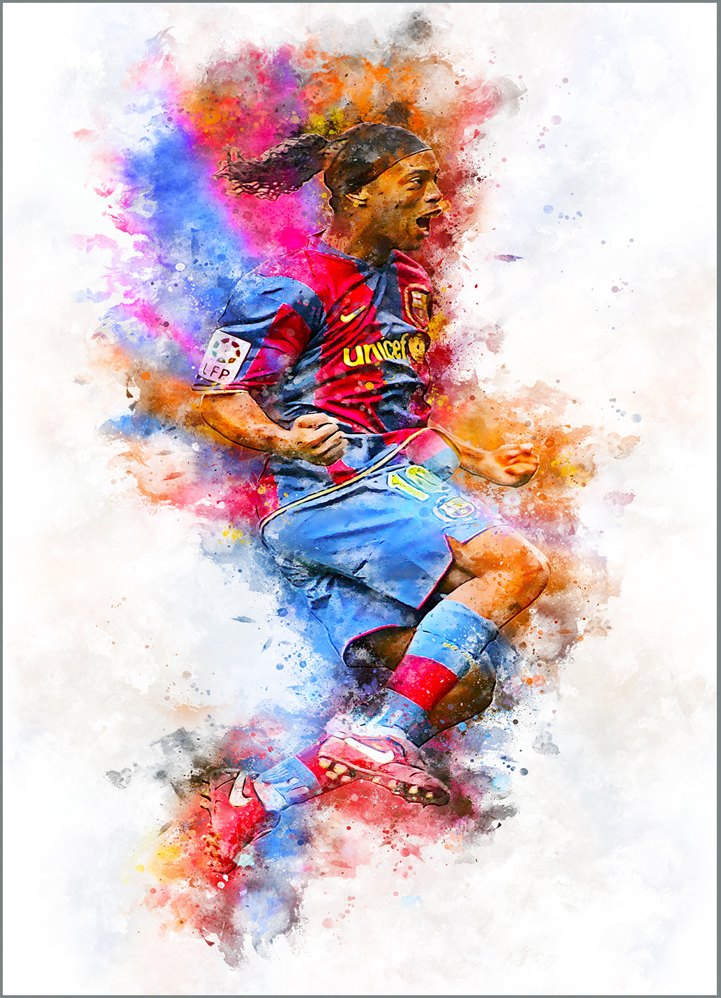 Ronaldinho football poster â