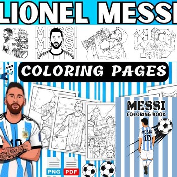 Soccer messi coloring pages â messi posters soccer printable coloring sheets