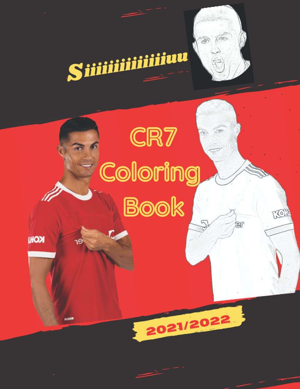 Buy cristiano ronaldo manchester united colouring book cr coloring and quotes soccer book backing manchester united with real madrid and for his fans premier league coloring books online at u