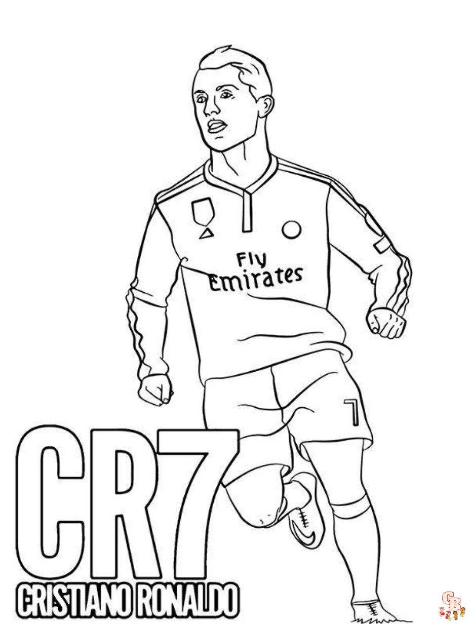 Ronaldo coloring pages