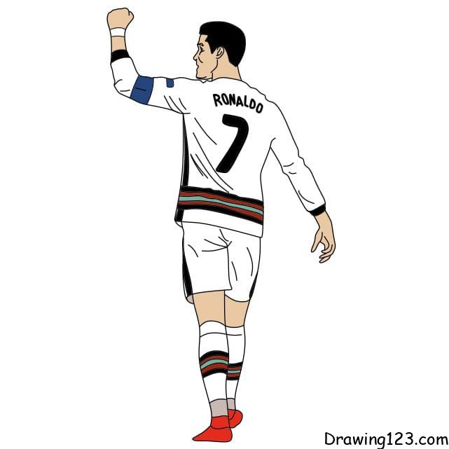 Cristiano ronaldo drawing tutorial