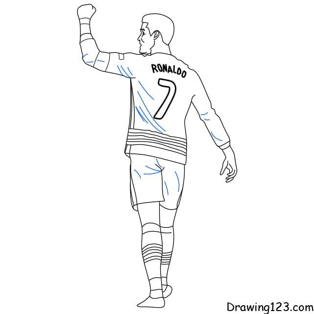 Cristiano ronaldo drawing tutorial