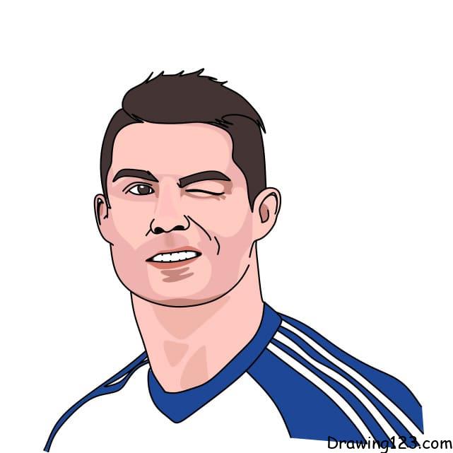 Cristiano ronaldo drawing tutorial