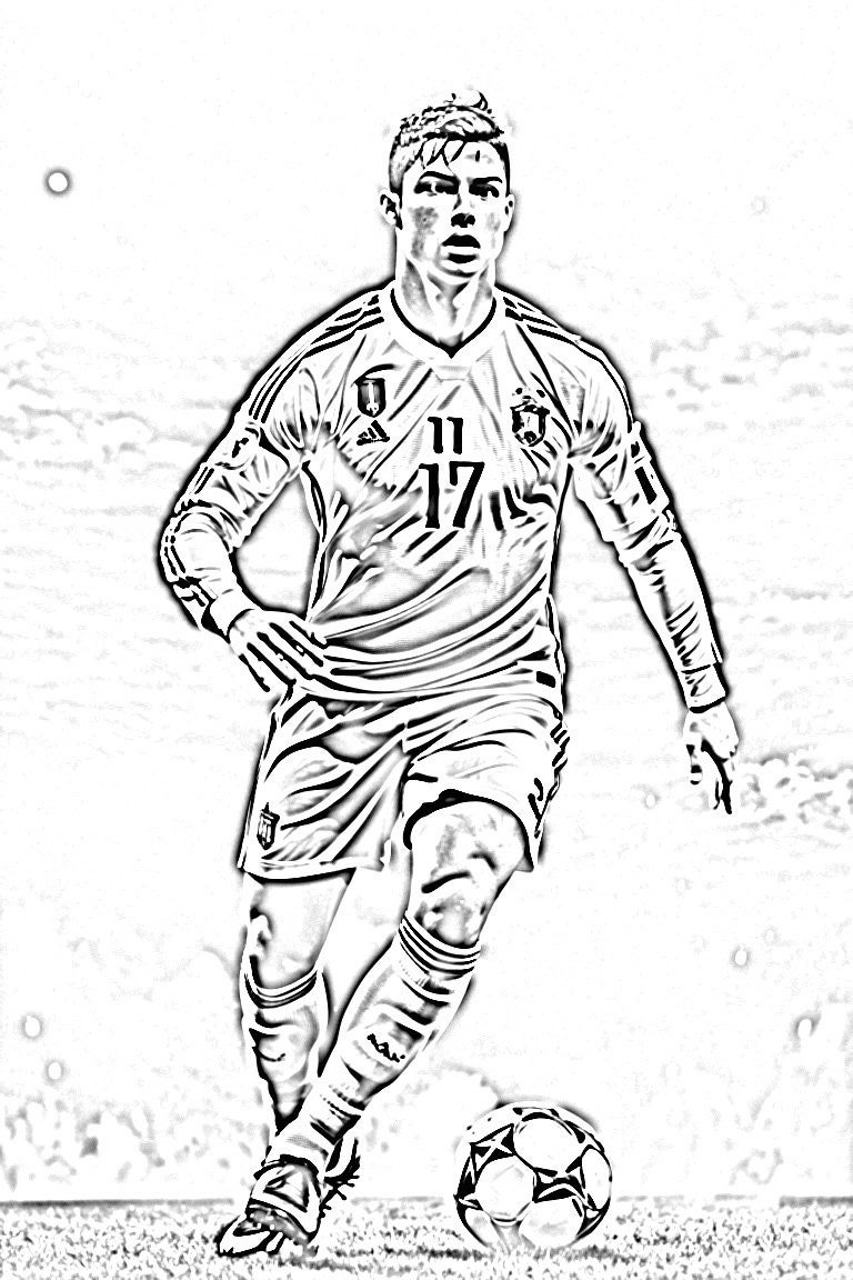 Ronaldo printable coloring pages book of unique pages soccer football for adults kids favourite personality hd quality