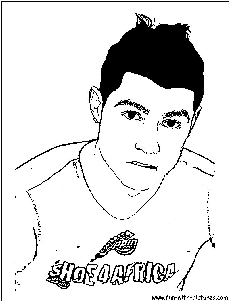 Cristiano ronaldo coloring page