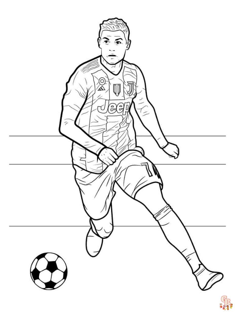 Ronaldo coloring pages