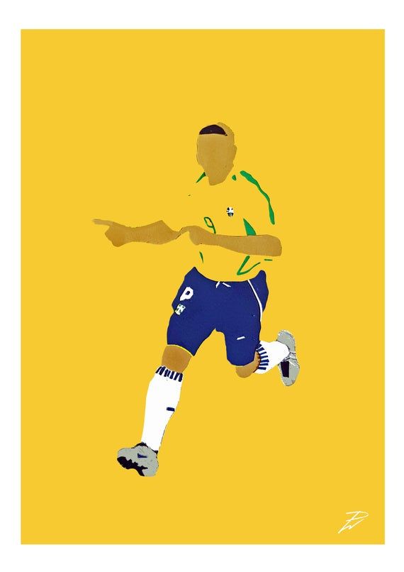 Wallpaper Ronaldo Brazil Fleece Blanket by Seno Paty - Fine Art America