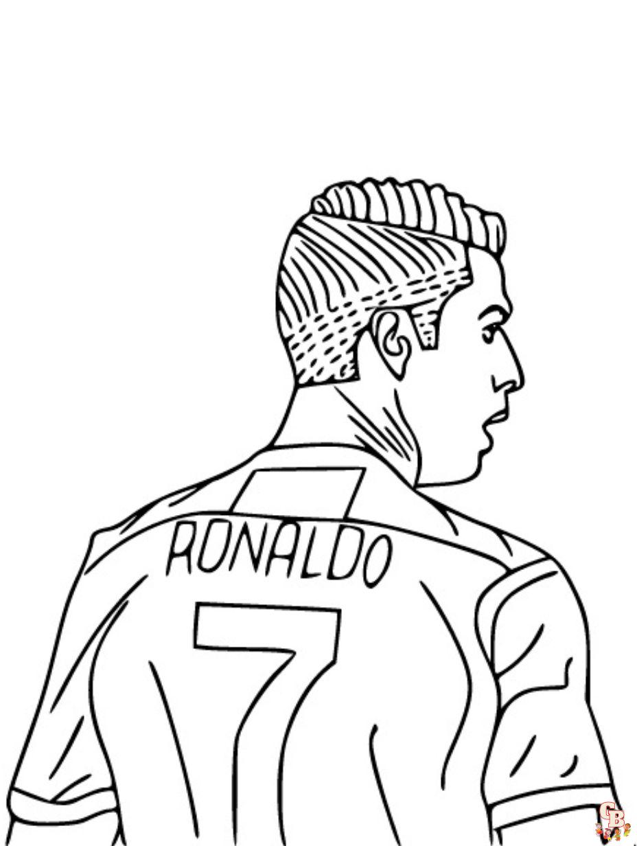 Ronaldo coloring pages