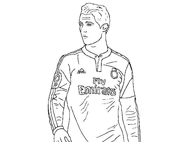 Cristiano ronaldo coloring page