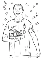 Ðï printable ronaldo coloring pages for free