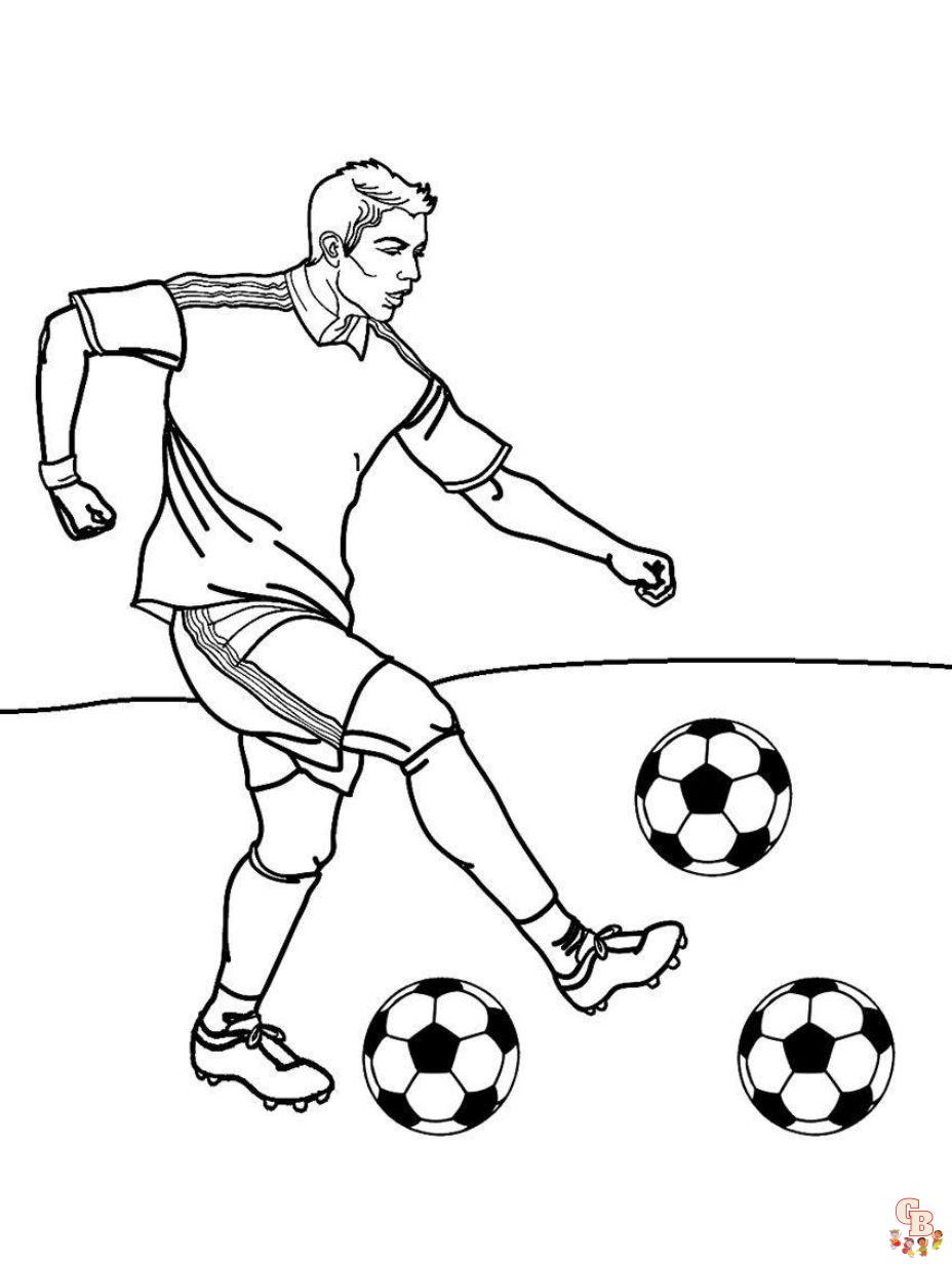 Ronaldo coloring pages