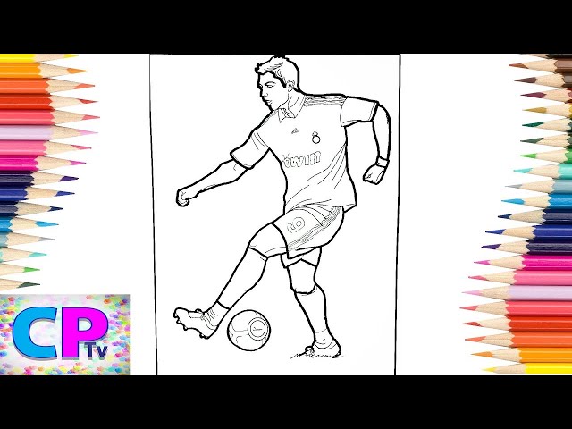 Cristiano ronaldo coloring pagesfootballer coloringclarx harddope