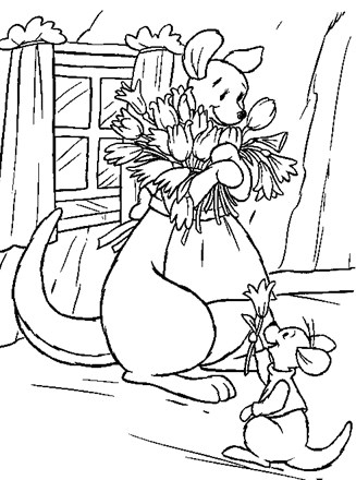 Winnie the pooh coloring page