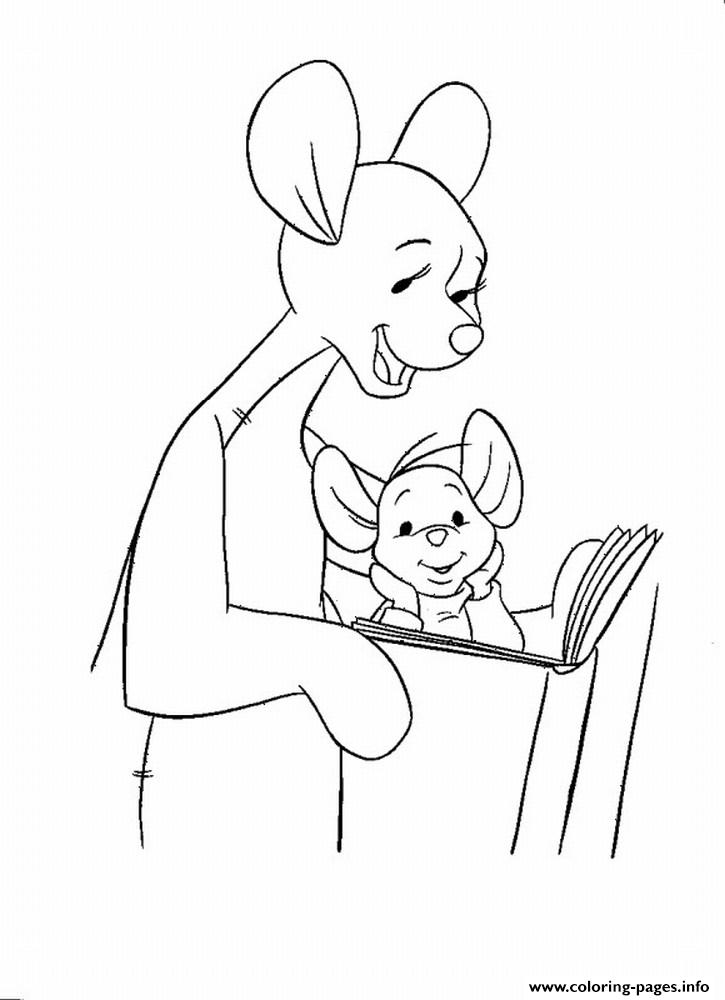 Roo and mother pagedd coloring page printable