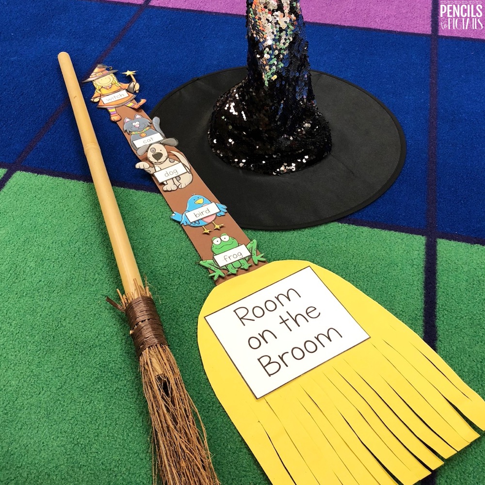 Room on the broom sequencing for halloween