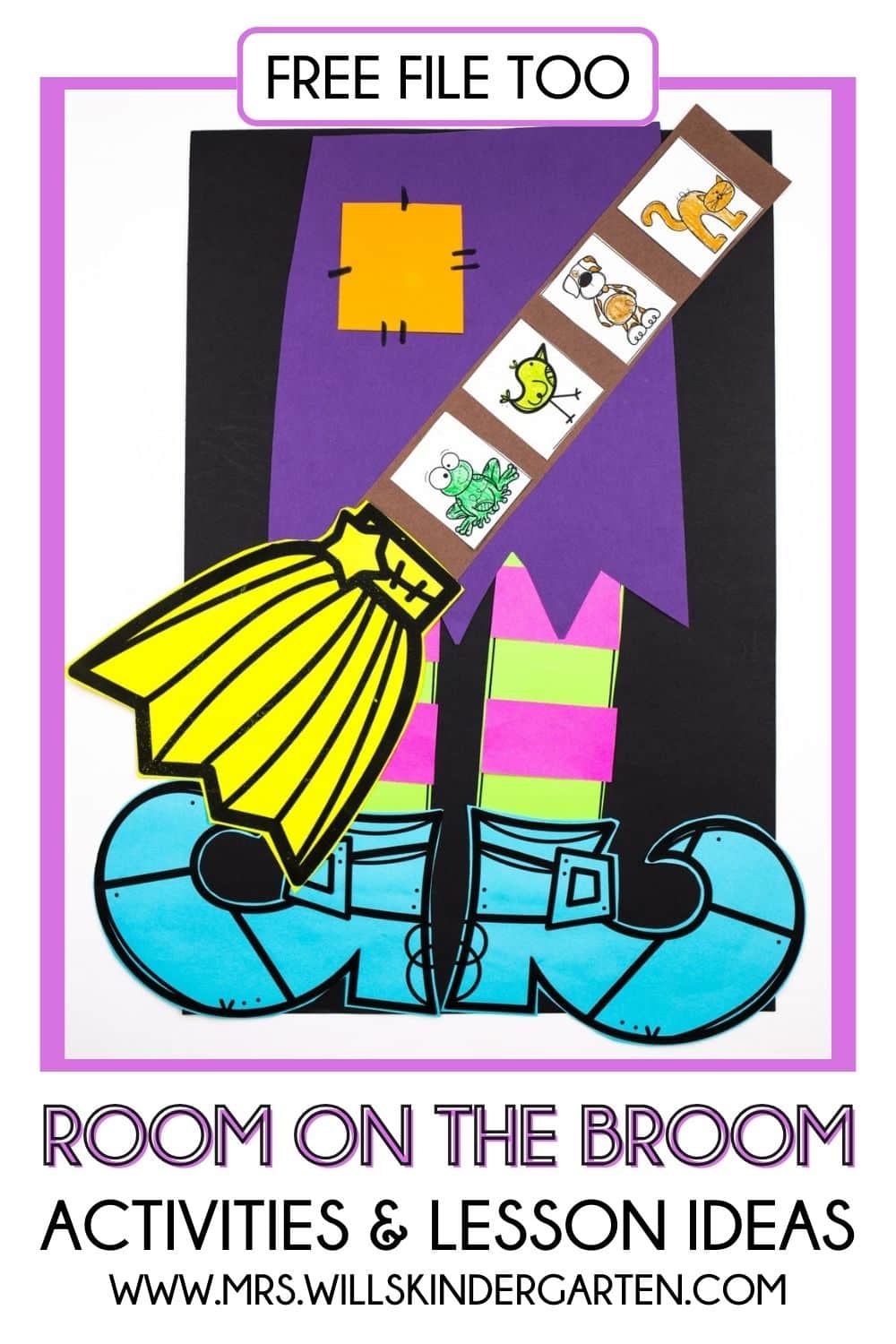 Room on the broom activities free printable too