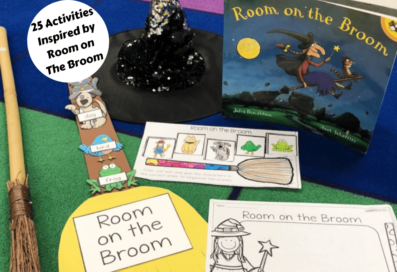 Activities inspired by room on the broom