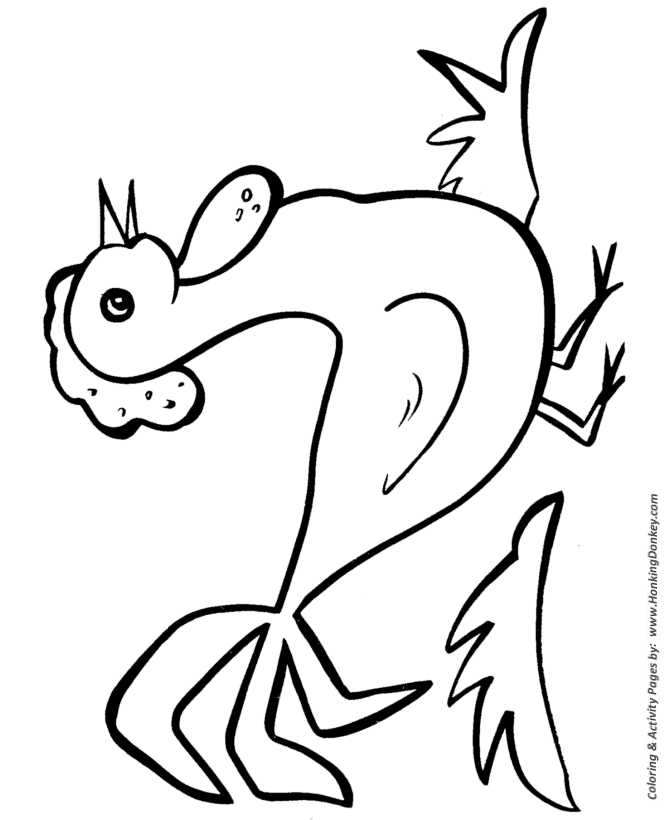 Easy shapes coloring pages free printable rooster chicken easy coloring activity pages for prek and primary kids