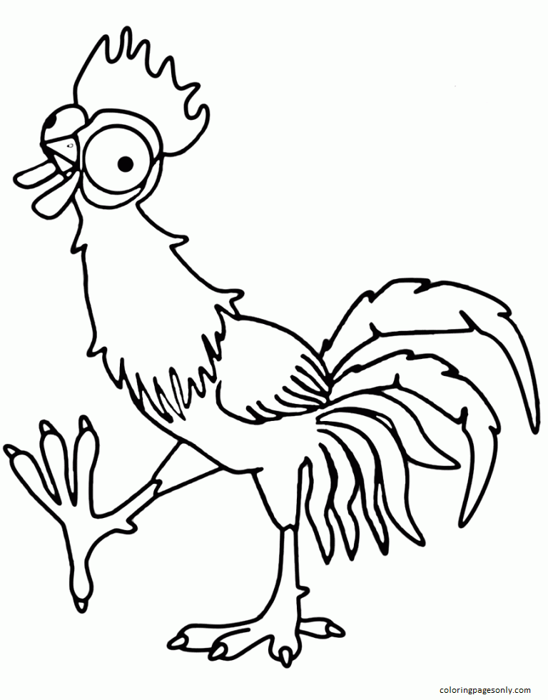 Chicken coloring pages printable for free download