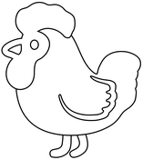 Rooster emoji coloring page free printable coloring pages